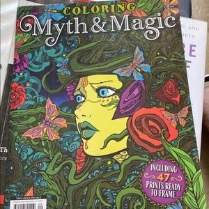 Coloring myth and magic